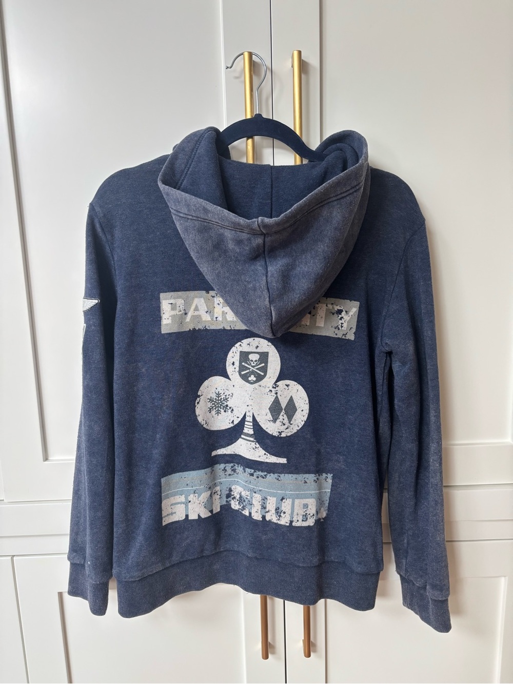 Boys Butter Navy Zip-Up Hoodie Sweater